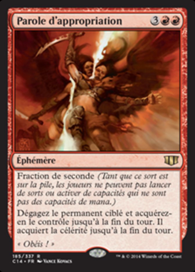 image Parole d'appropriation