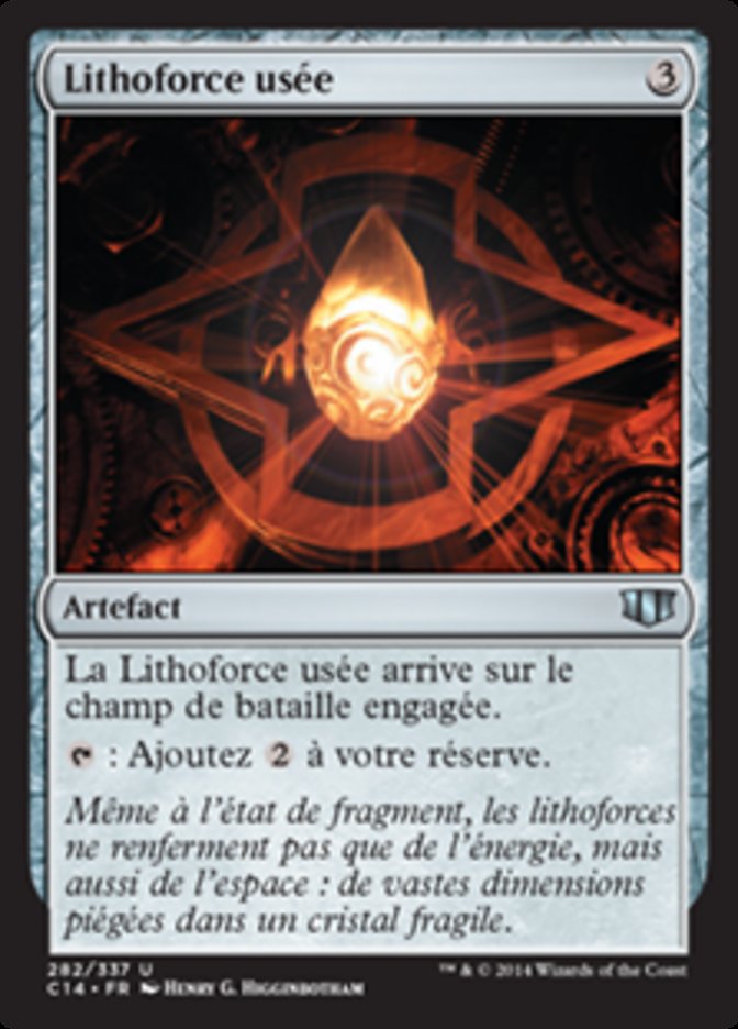 image Lithoforce usée