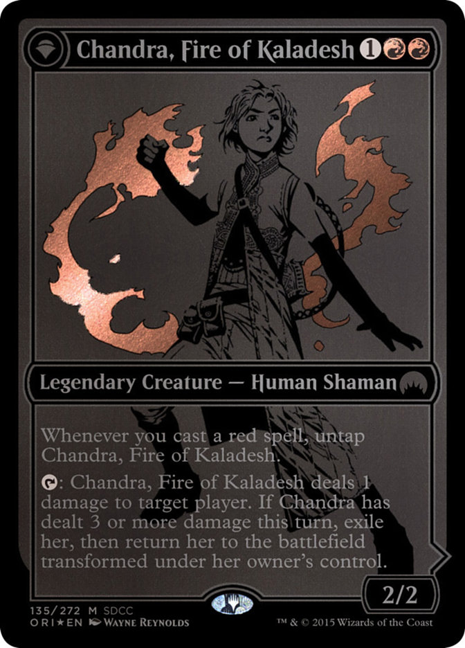 image Chandra, Fire of Kaladesh // Chandra, Roaring Flame