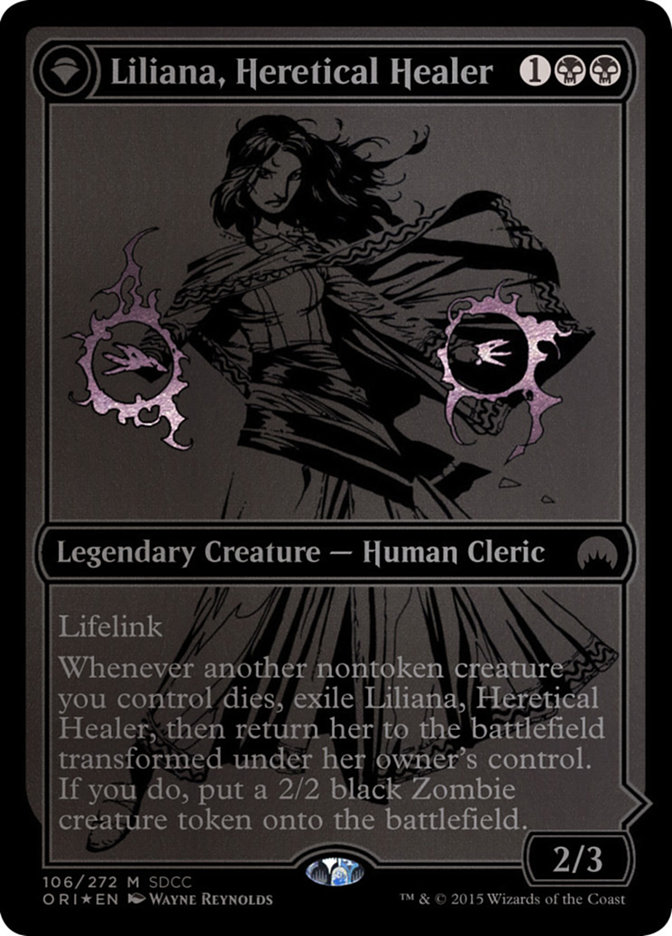 image Liliana, Heretical Healer // Liliana, Defiant Necromancer