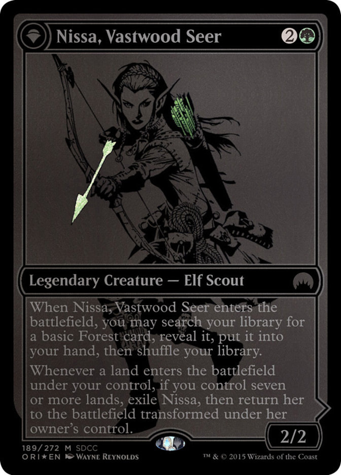 image Nissa, Vastwood Seer // Nissa, Sage Animist