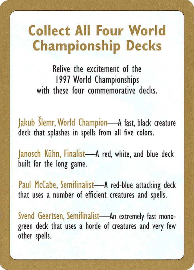 image 1997 World Championships Ad