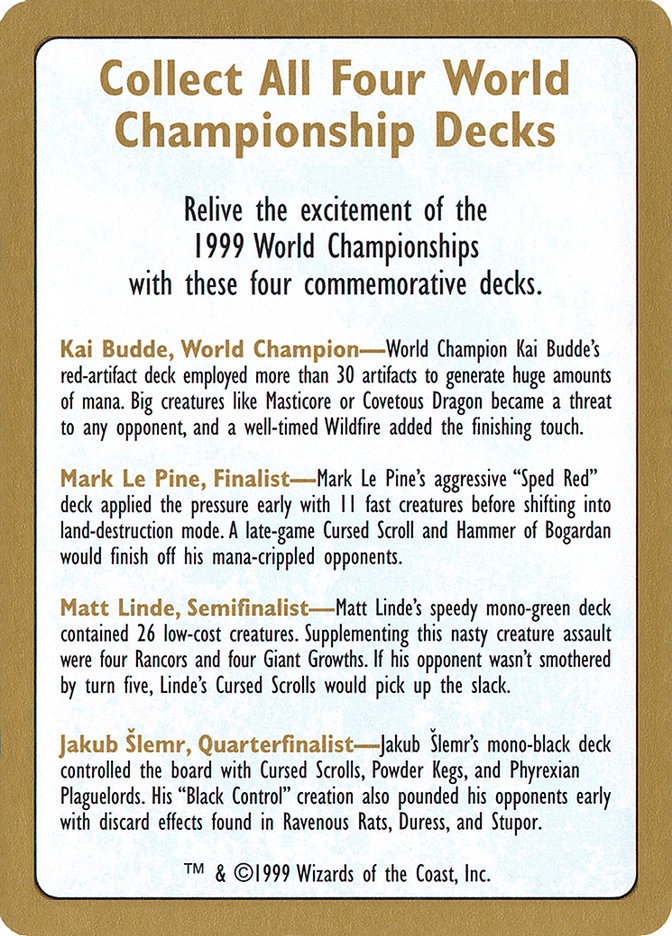 image 1999 World Championships Ad