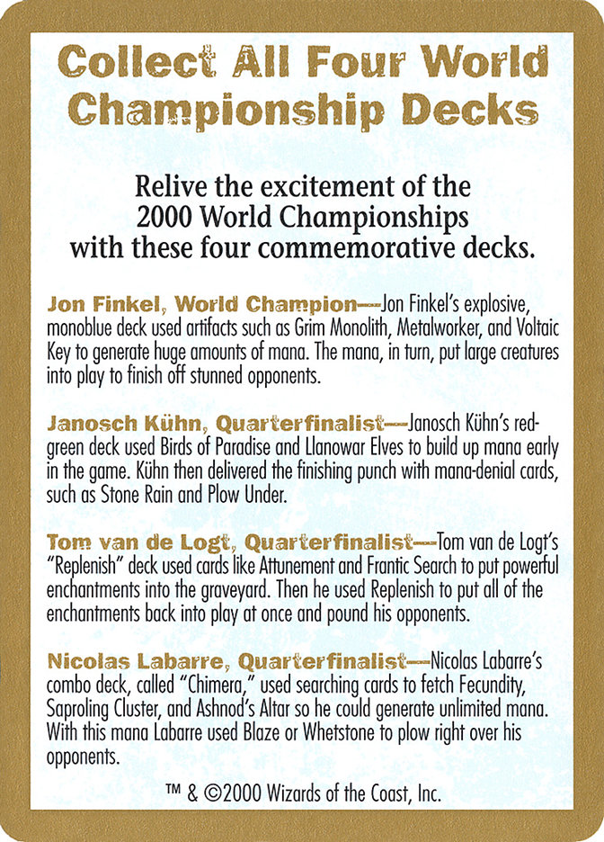 image 2000 World Championships Ad