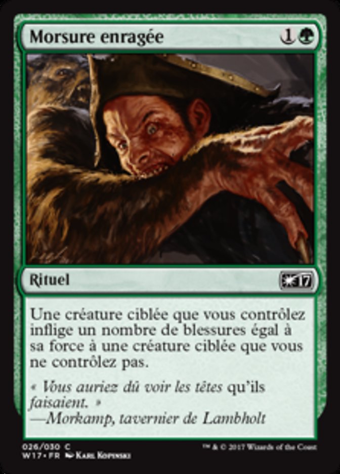 image Morsure enragée