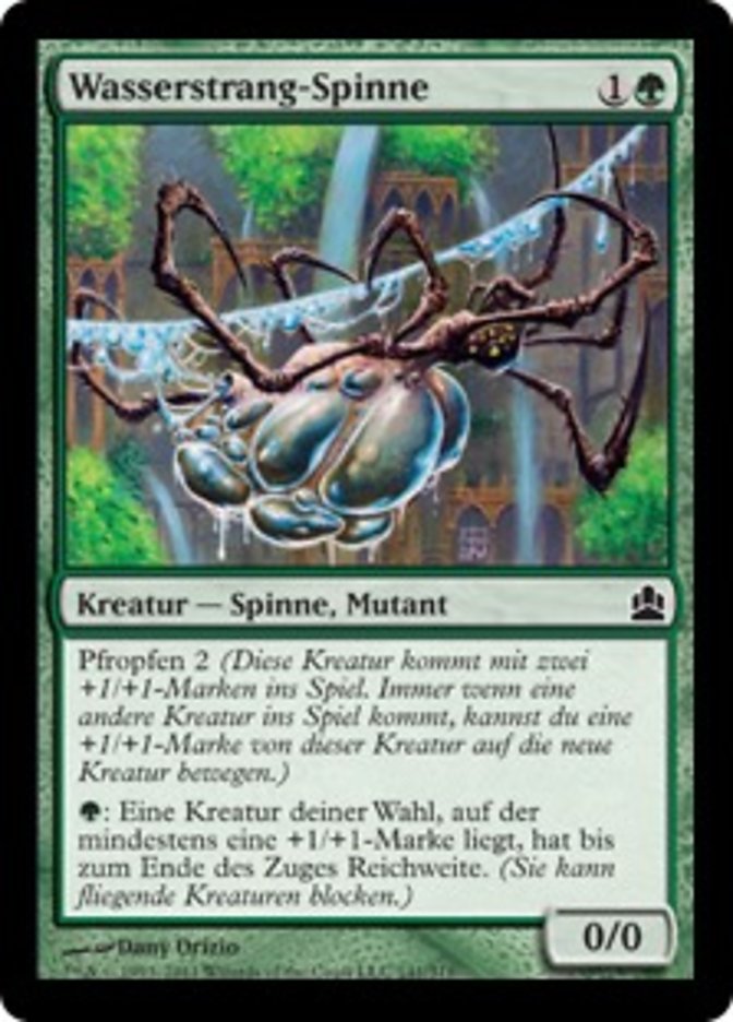 Wasserstrang-Spinne