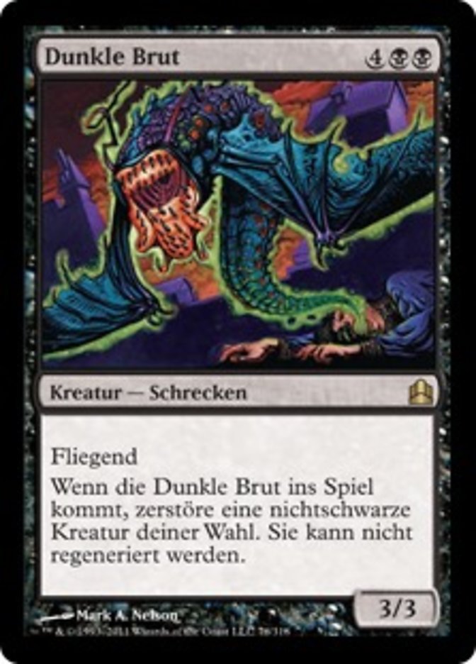 Dunkle Brut