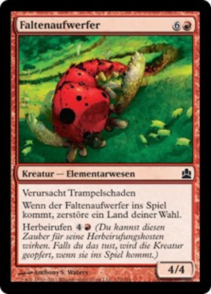 Faltenaufwerfer