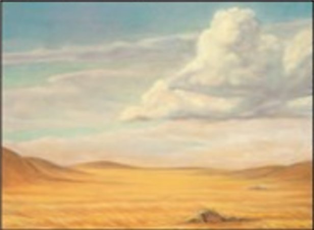 Abgelegene Steppe