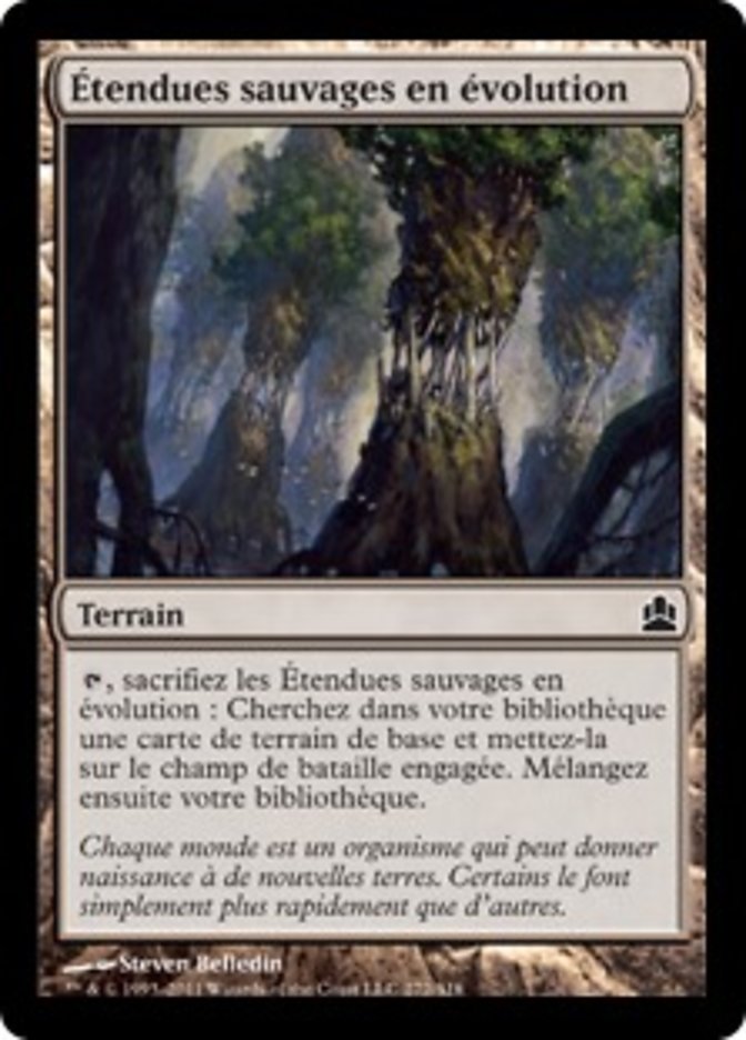 image Étendues sauvages en évolution