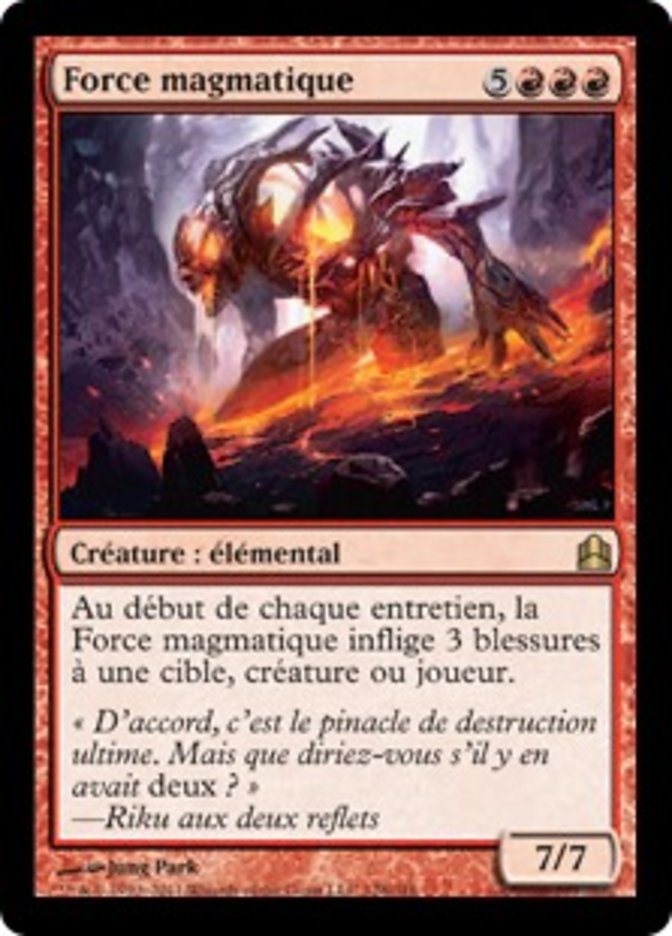 image Force magmatique