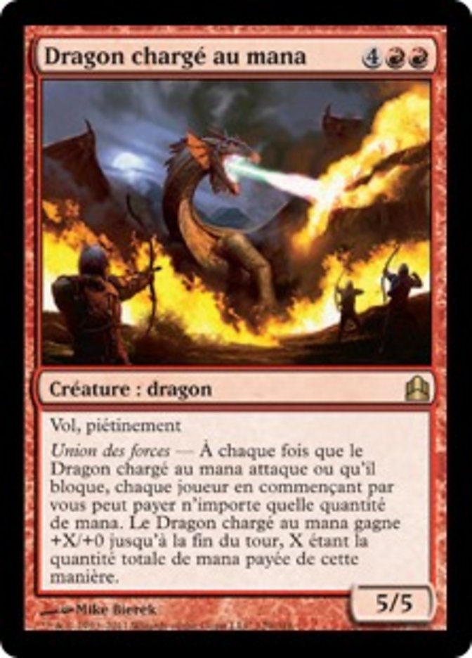 image Dragon chargé au mana