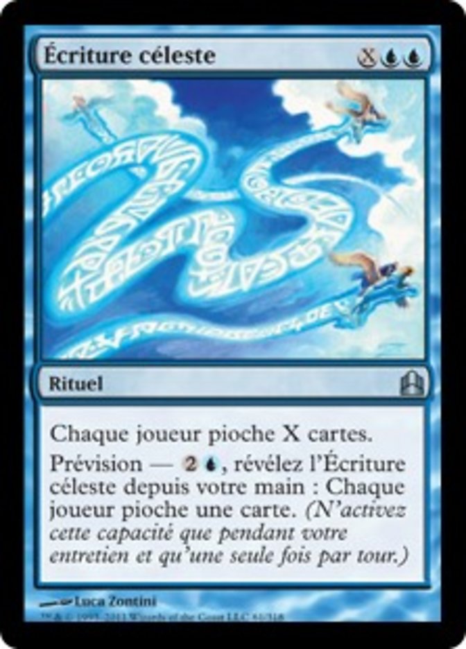 image Écriture céleste