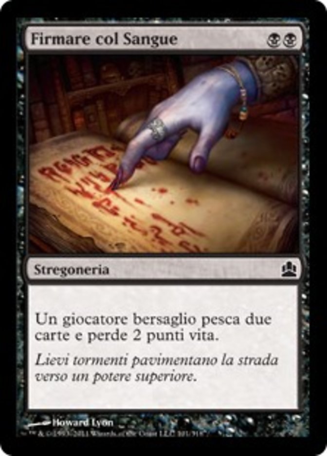Firmare col Sangue