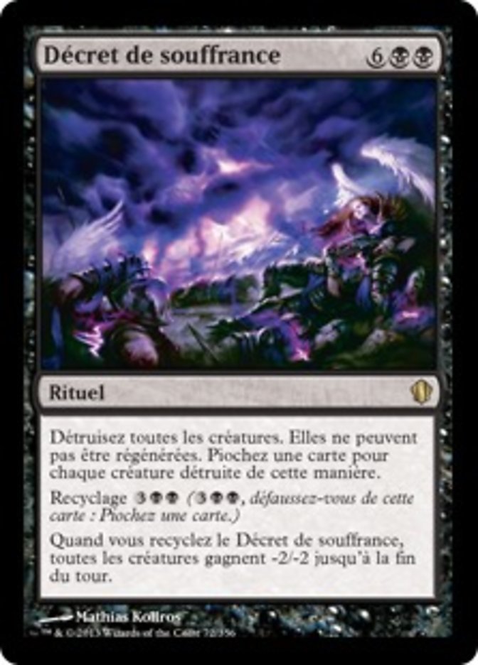 image Décret de souffrance