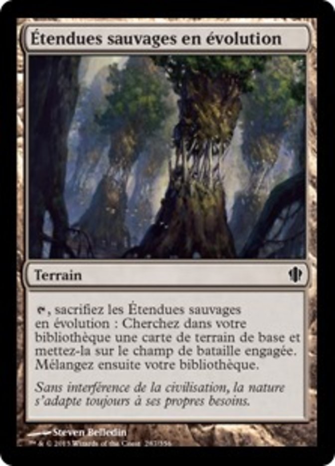 image Étendues sauvages en évolution