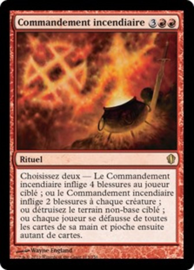 image Commandement incendiaire