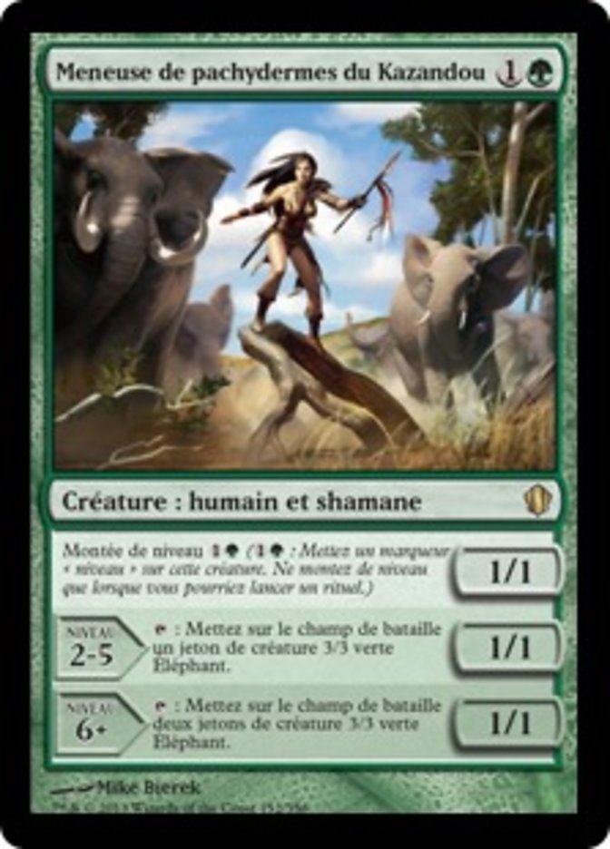 image Meneuse de pachydermes du Kazandou