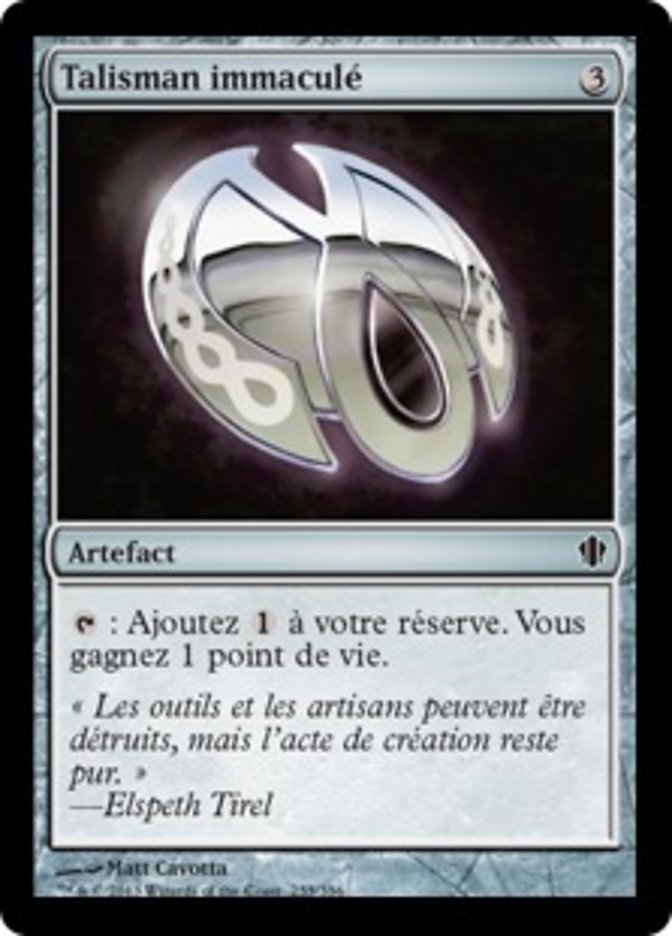 image Talisman immaculé