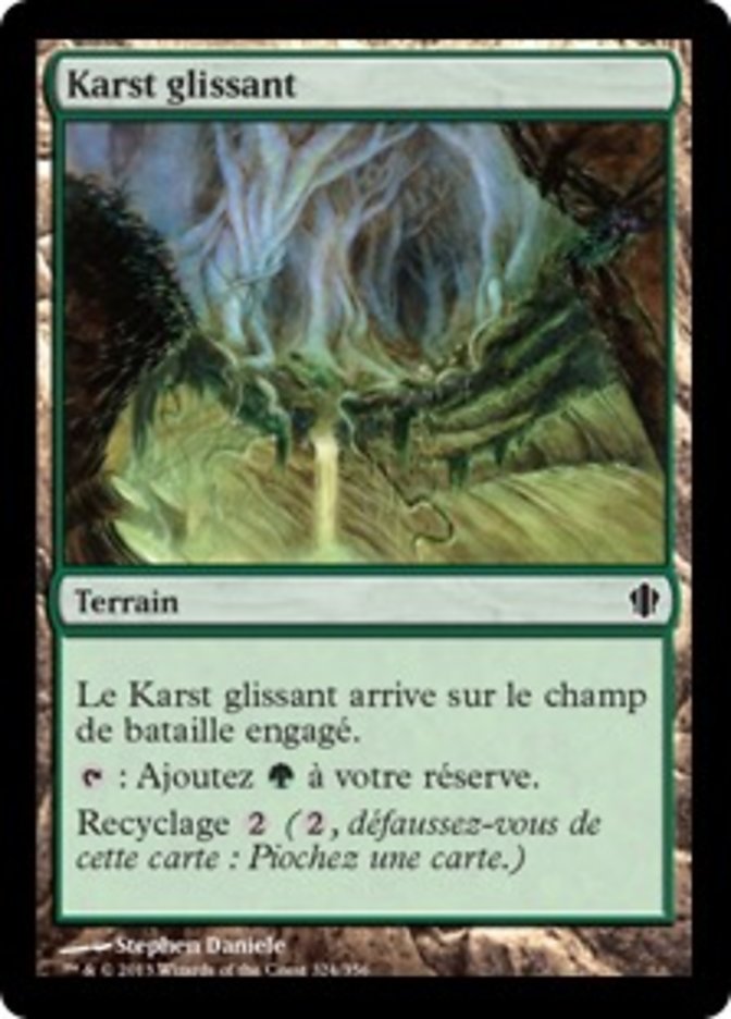 image Karst glissant