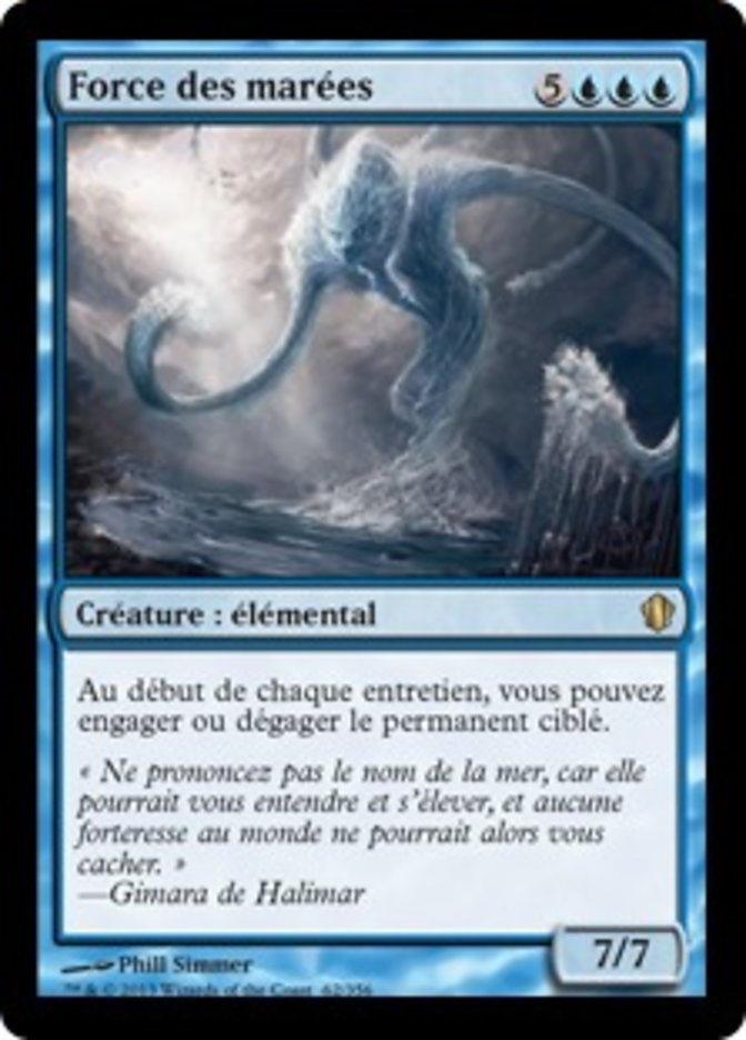 image Force des marées