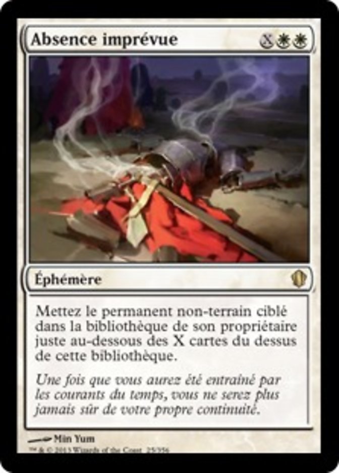 image Absence imprévue