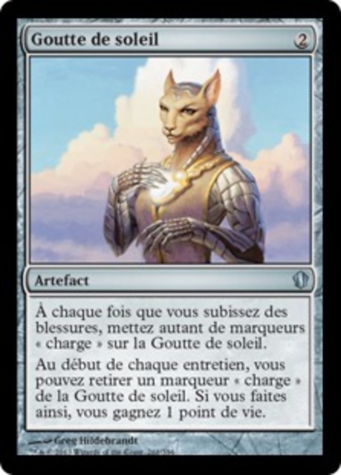 image Goutte de soleil