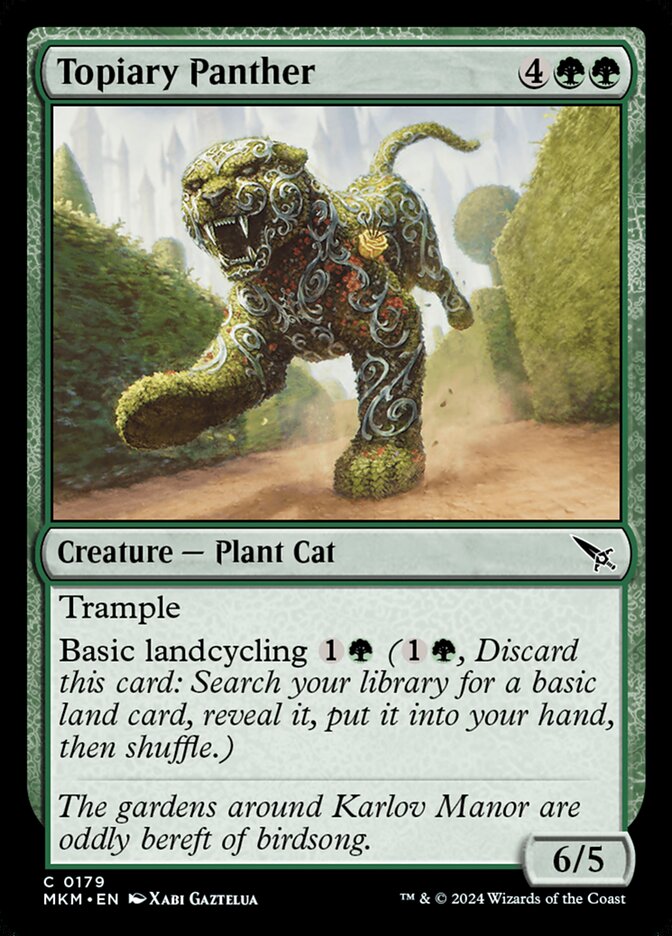image Topiary Panther