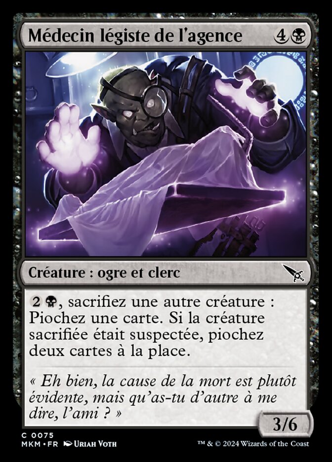 image Médecin légiste de l'agence