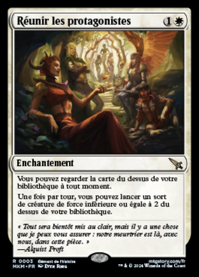 image Réunir les protagonistes