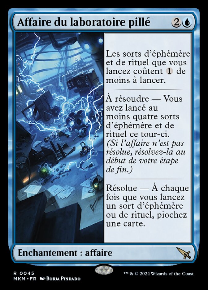 image Affaire du laboratoire pillé