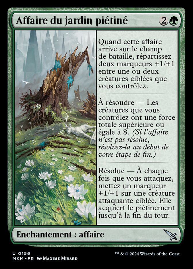 image Affaire du jardin piétiné