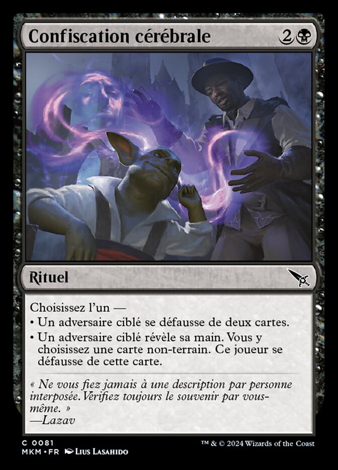 image Confiscation cérébrale