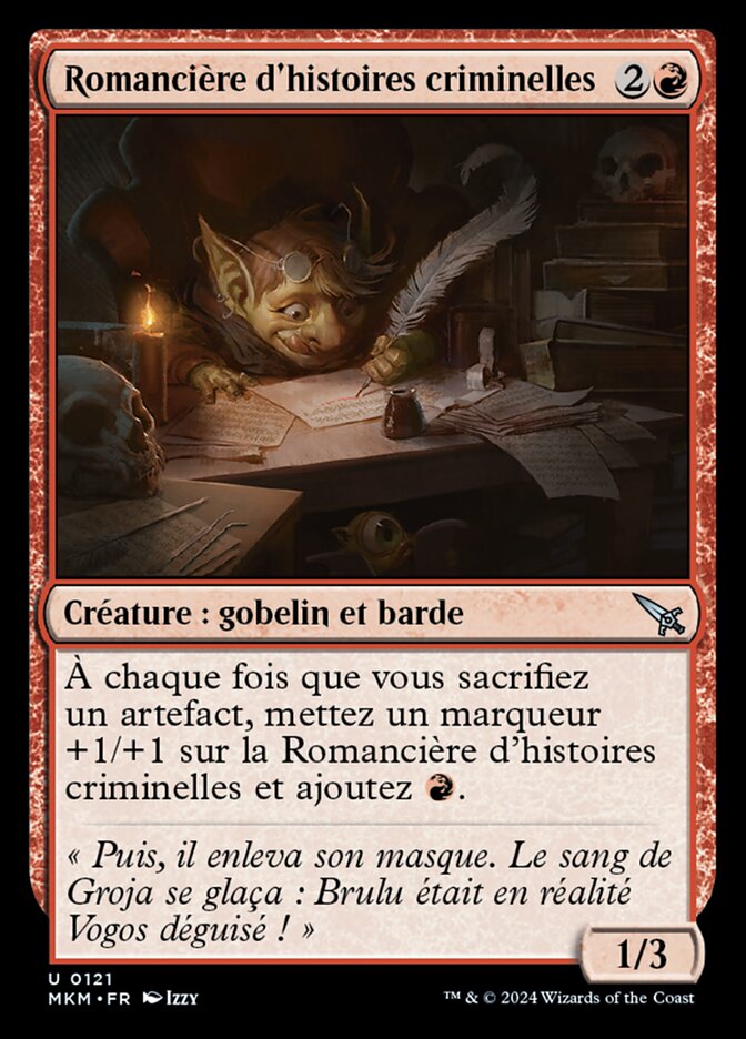 image Romancière d'histoires criminelles