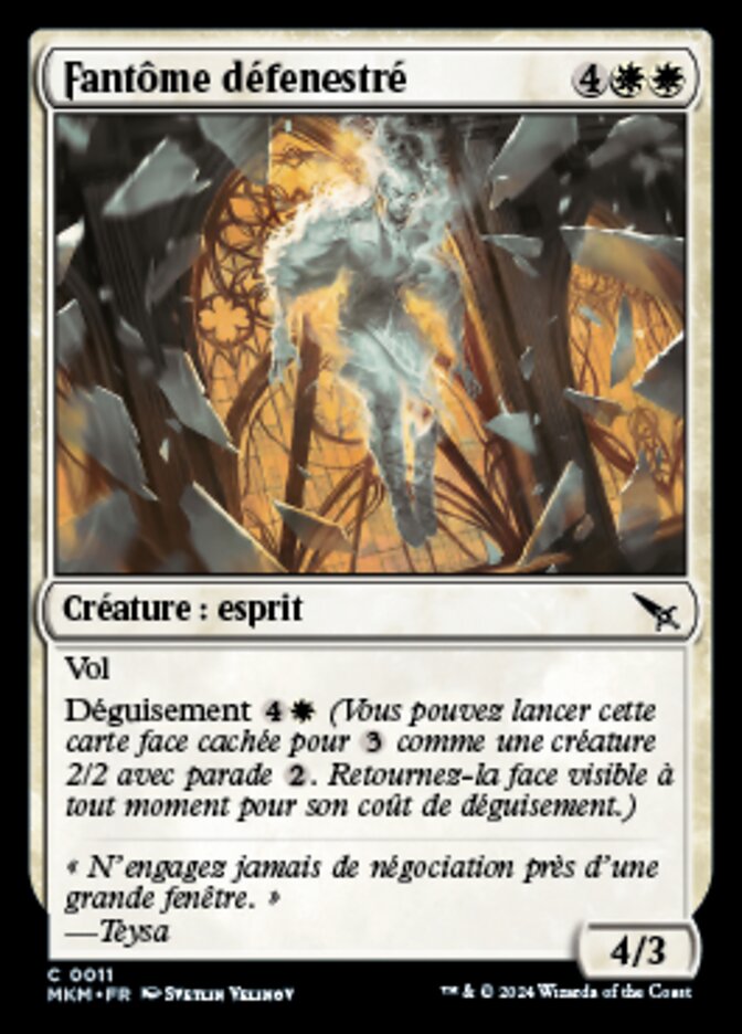 image Fantôme défenestré