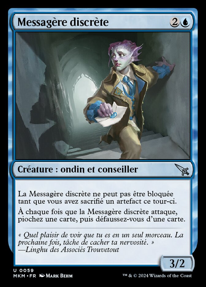 image Messagère discrète