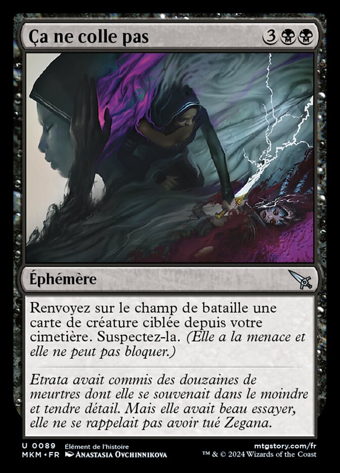 image Ça ne colle pas