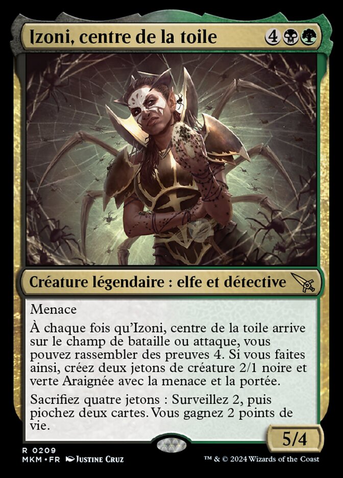 image Izoni, centre de la toile