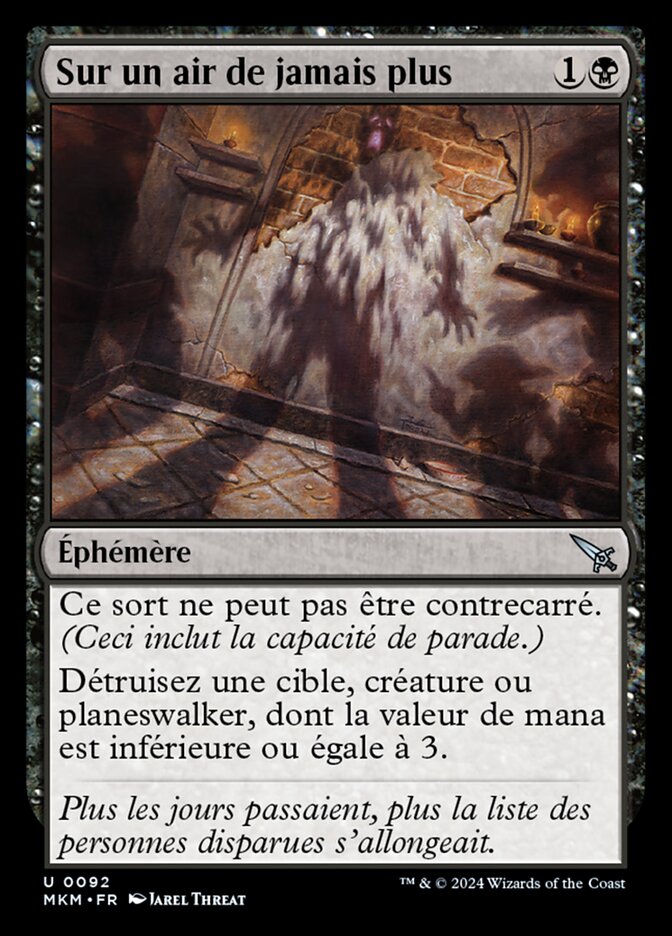 image Sur un air de jamais plus