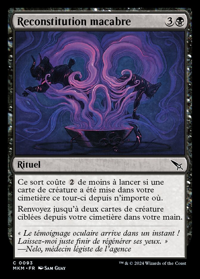 image Reconstitution macabre