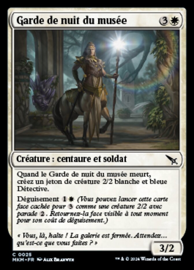 image Garde de nuit du musée