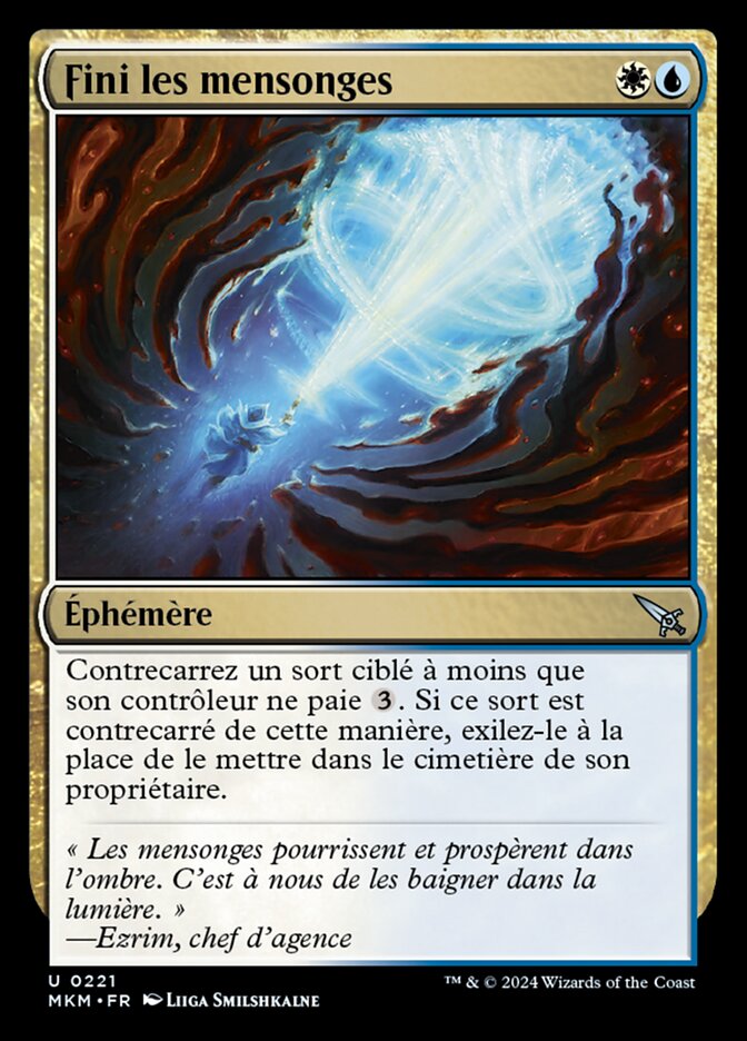 image Fini les mensonges