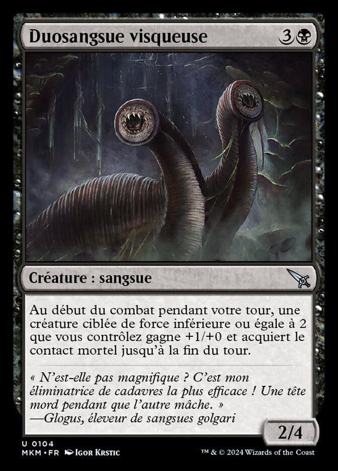 image Duosangsue visqueuse