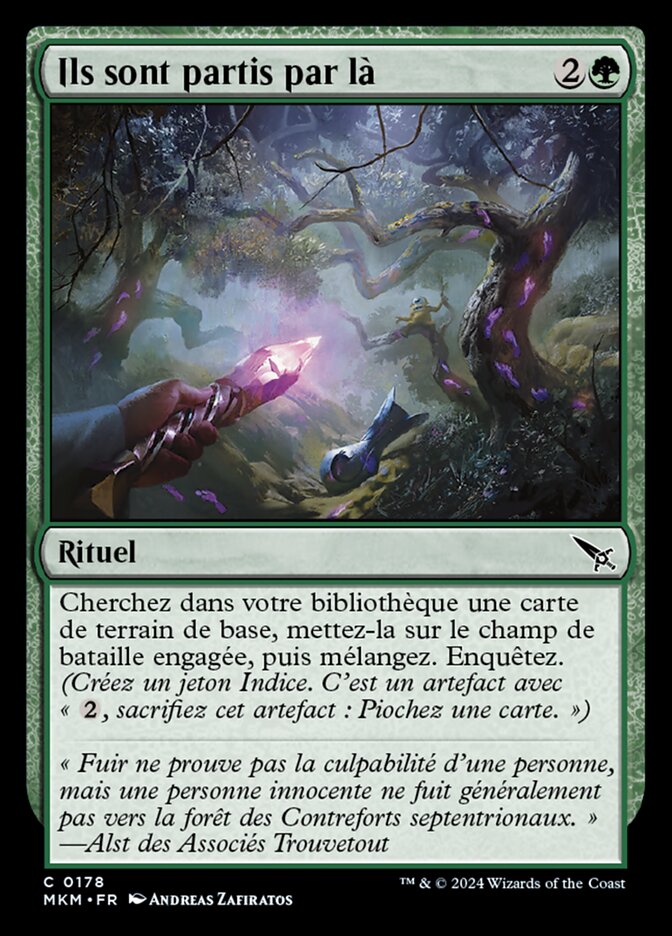 image Ils sont partis par là