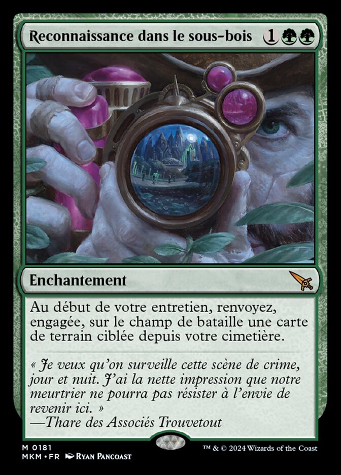 image Reconnaissance dans le sous-bois