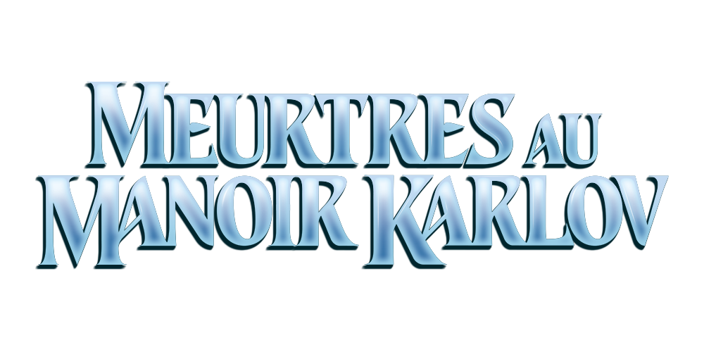 logo édition Meurtres au manoir Karlov Promos