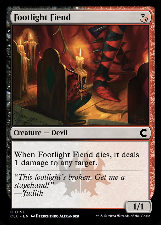 image Footlight Fiend