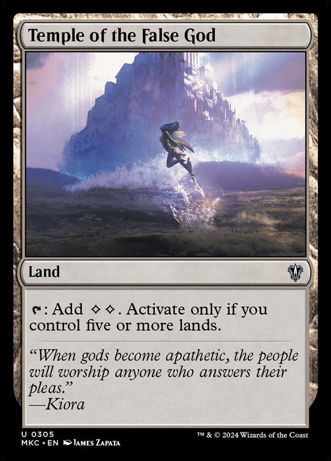 image Temple of the False God