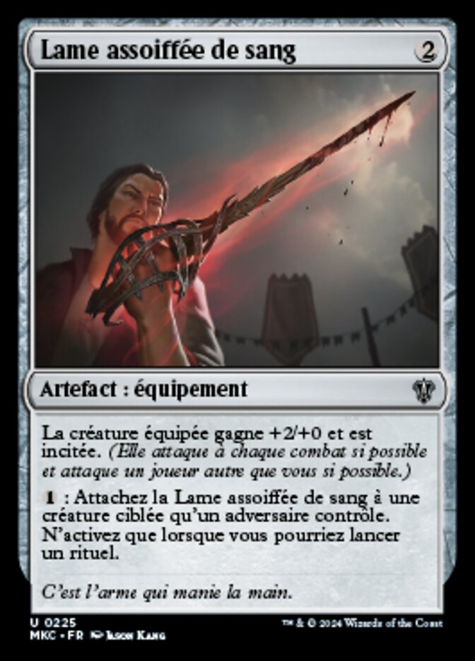 image Lame assoiffée de sang