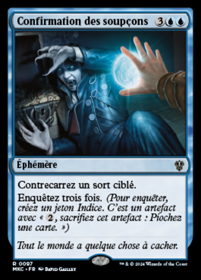 image Confirmation des soupçons